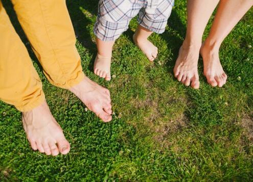healthy feet after treating skin fungus